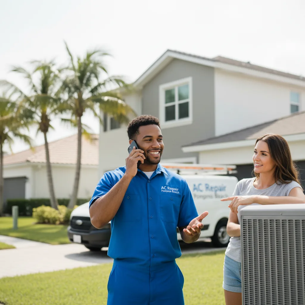 AC Repair Pompano Beach customer support in Pine Island